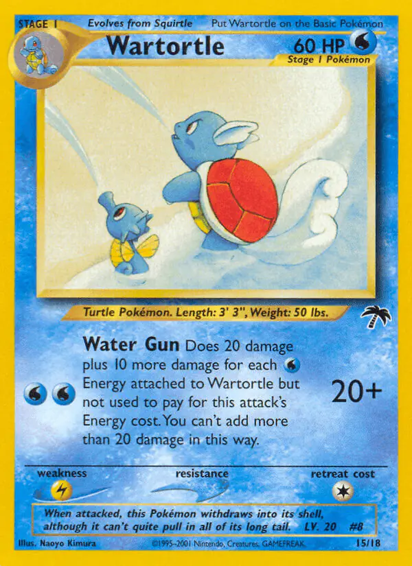 Carta Wartortle 15/18 de Southern Islands