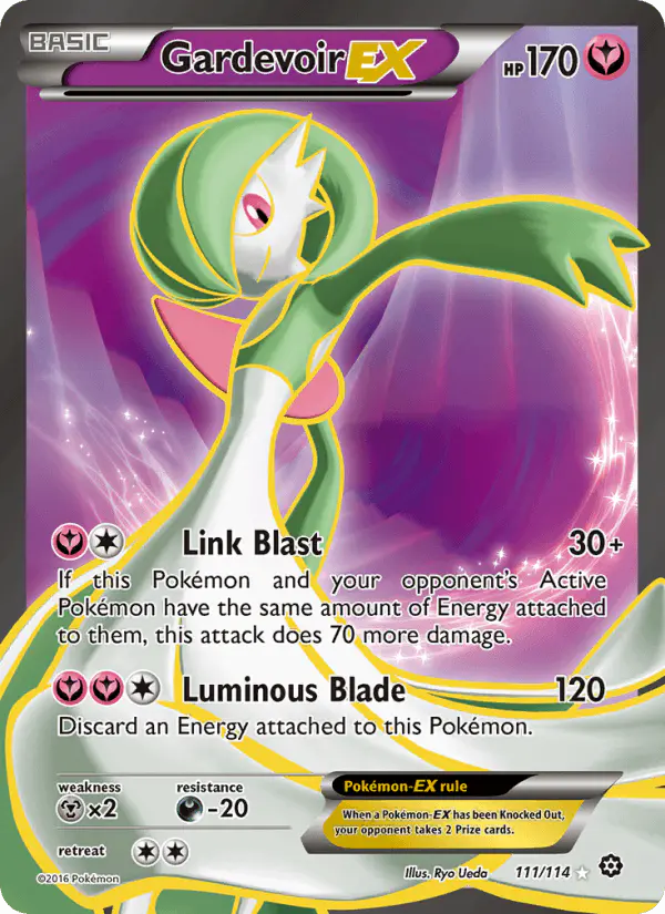 Carta Gardevoir EX 111/114 de Steam Siege