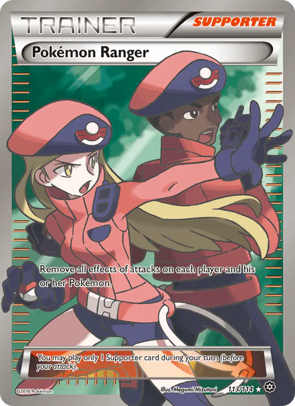 Carta Pokémon Ranger 113/114 de Steam Siege
