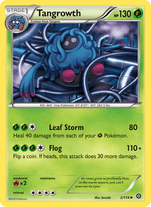 Carta Tangrowth 2/114 de Steam Siege
