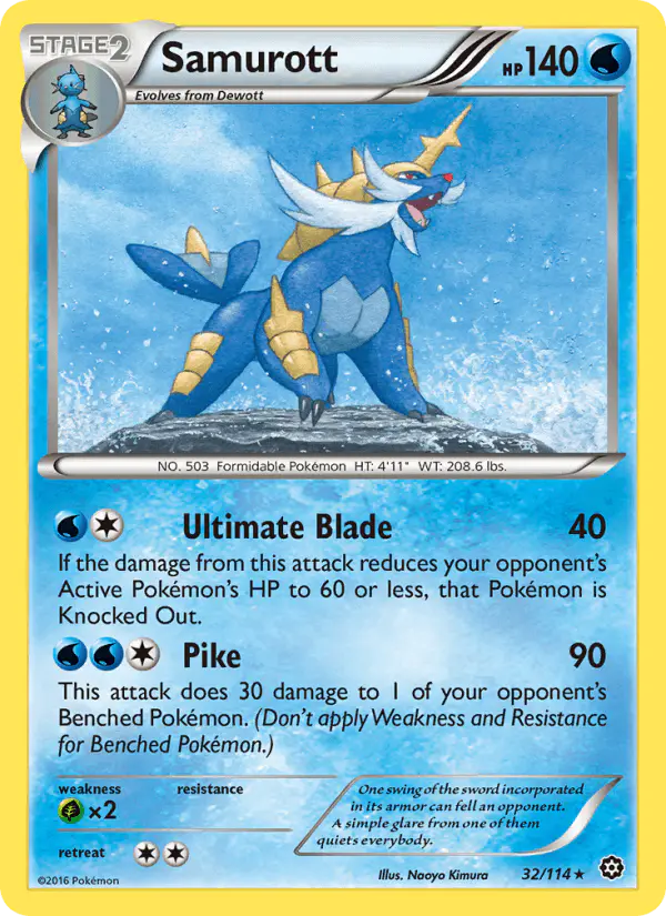 Carta Samurott 32/114 de Steam Siege