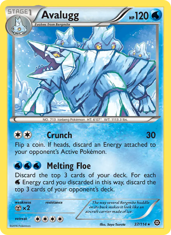 Carta Avalugg 37/114 de Steam Siege
