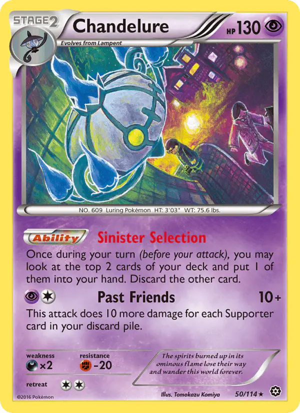 Carta Chandelure 50/114 de Steam Siege