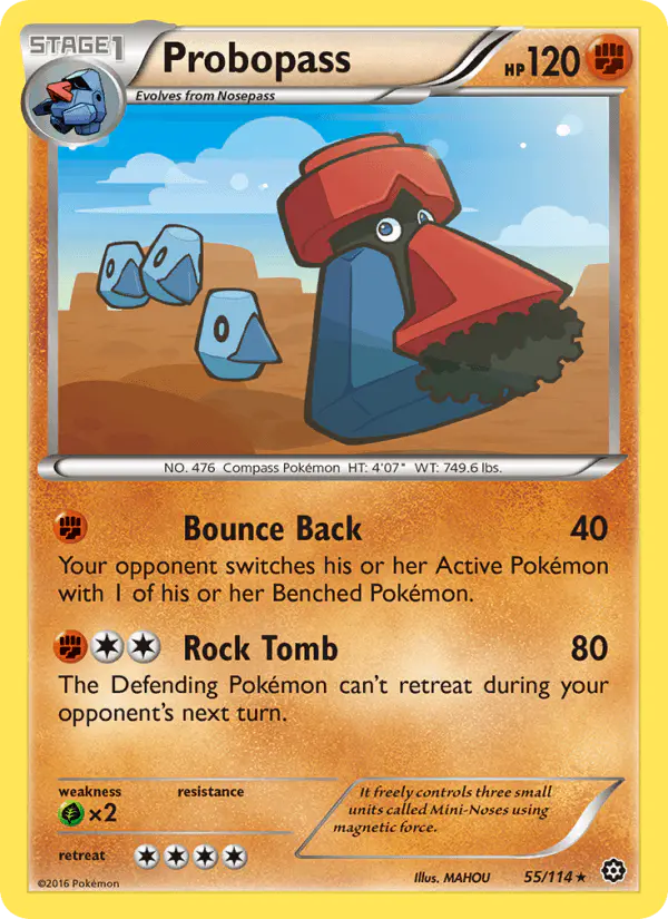 Carta Probopass 55/114 de Steam Siege