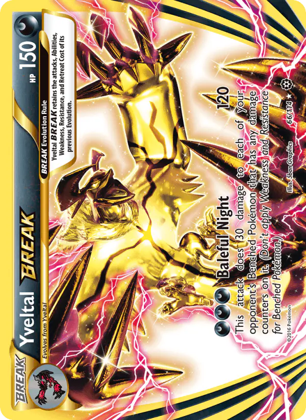 Carta Yveltal BREAK 66/114 de Steam Siege