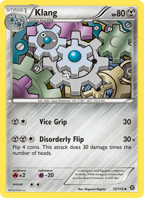 Carta Klang 72/114 de Steam Siege