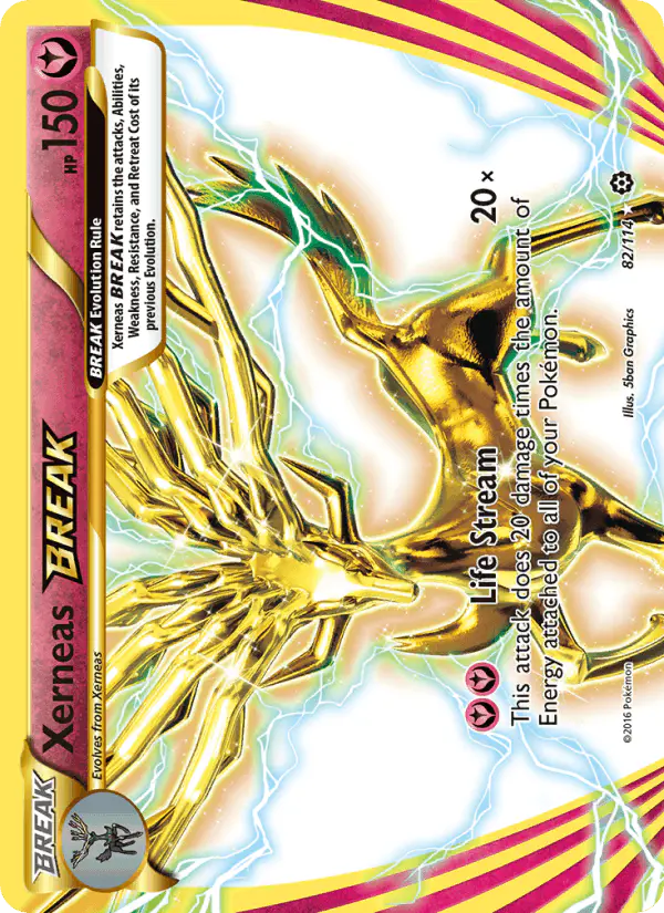 Carta Xerneas BREAK 82/114 de Steam Siege