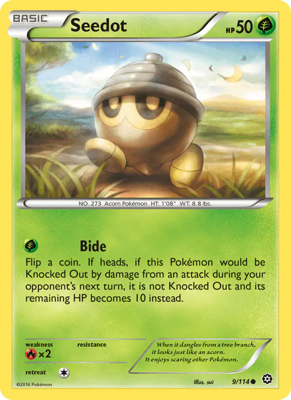Carta Seedot 9/114 de Steam Siege