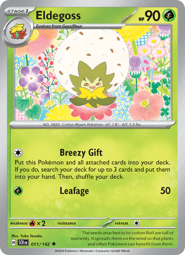 Carta Eldegoss 011/142 de Stellar Crown