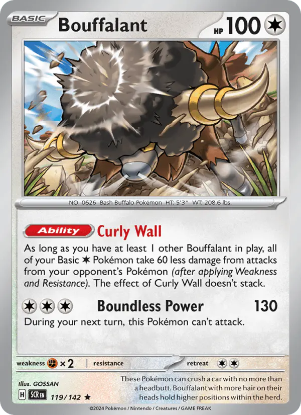 Carta Bouffalant 119/142 de Stellar Crown