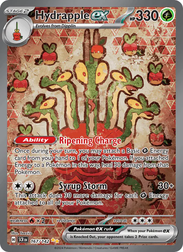 Carta Hydrapple ex 167/142 de Stellar Crown
