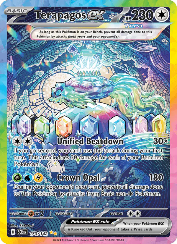 Carta Terapagos ex 170/142 de Stellar Crown
