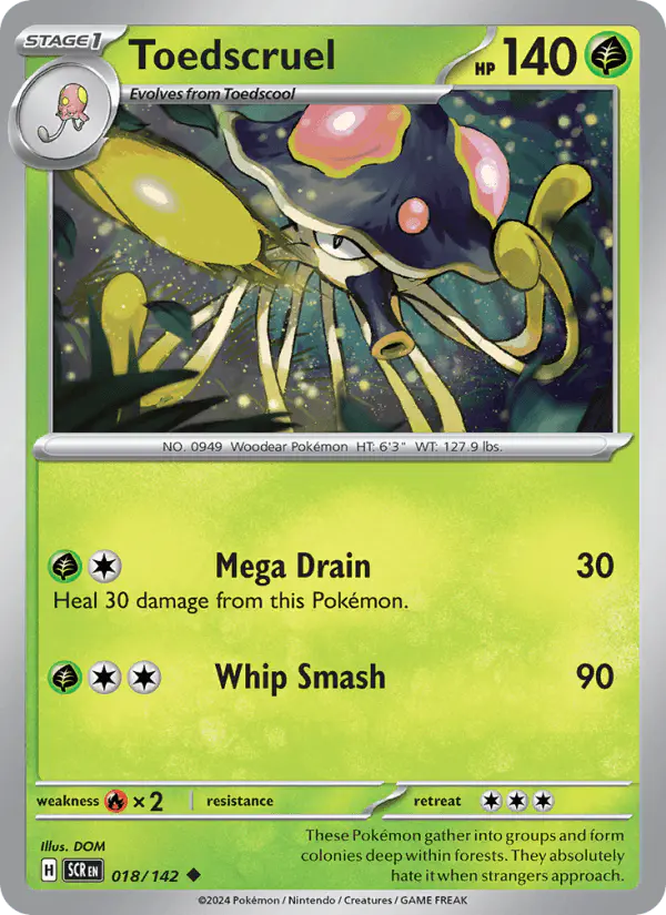 Carta Toedscruel 018/142 de Stellar Crown