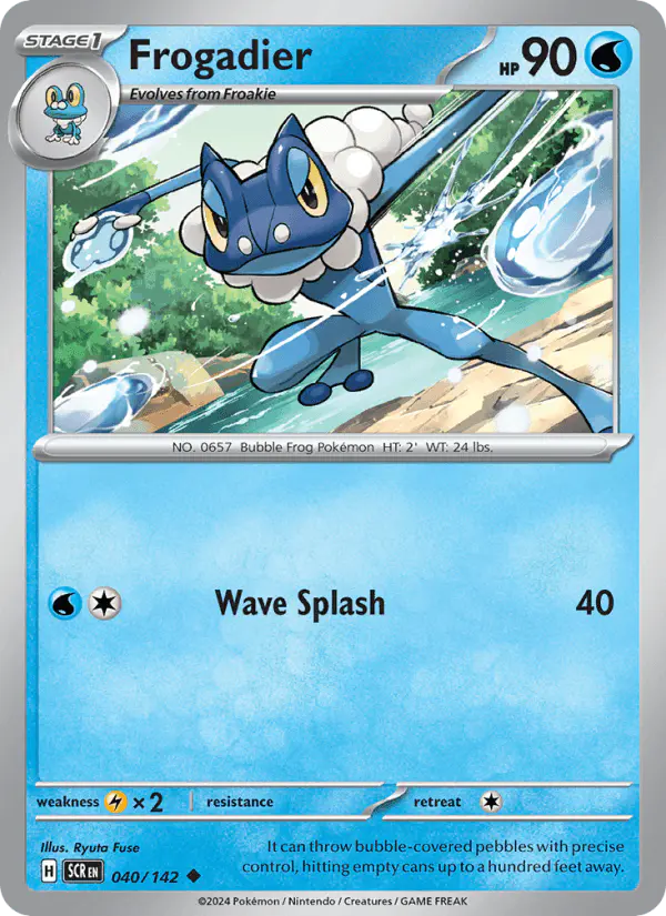 Carta Frogadier 040/142 de Stellar Crown