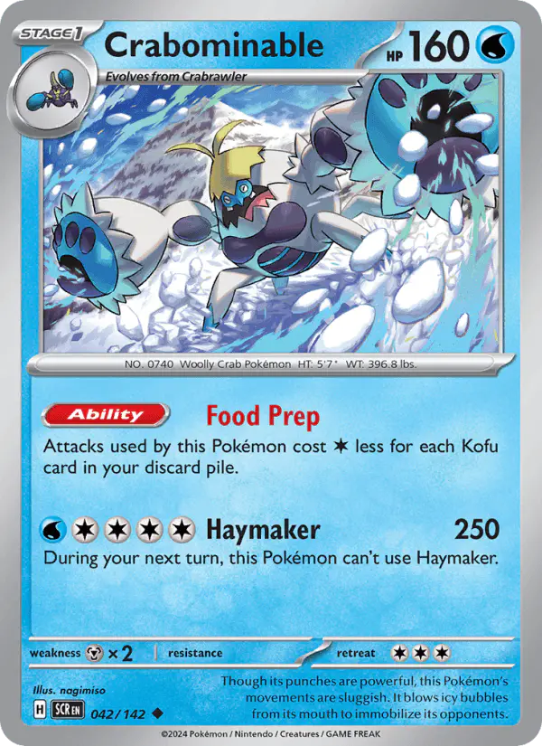 Carta Crabominable 042/142 de Stellar Crown