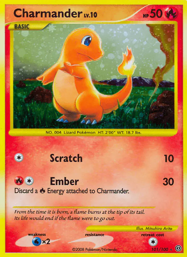 Carta Charmander 101/100 de Stormfront