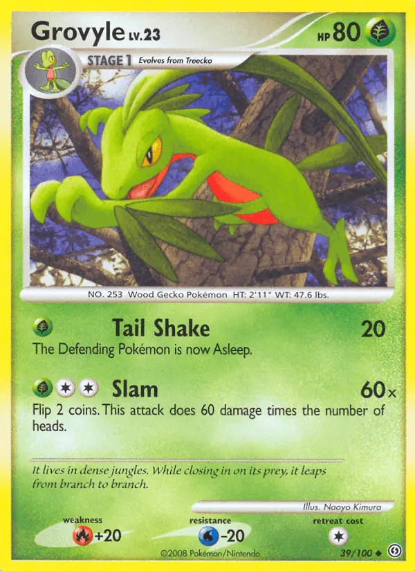 Carta Grovyle 39/100 de Stormfront
