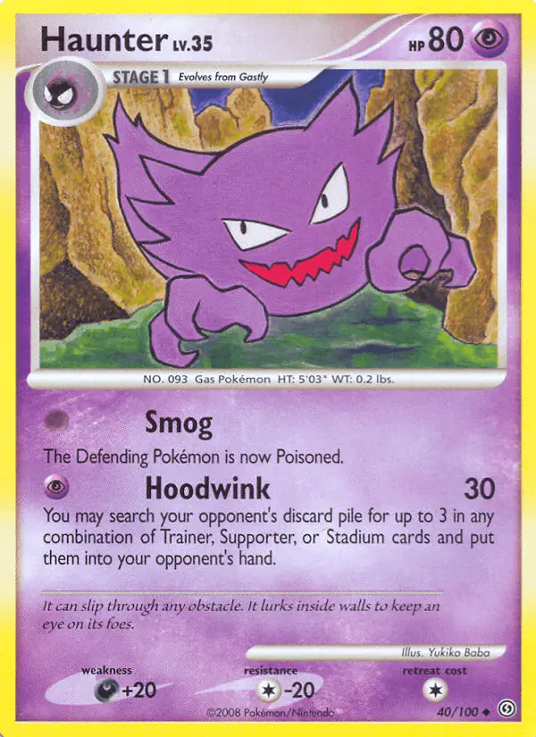 Carta Haunter 40/100 de Stormfront