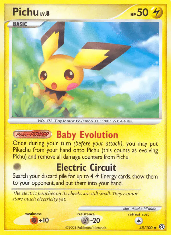 Carta Pichu 45/100 de Stormfront