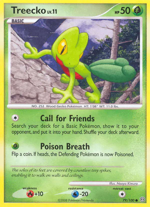 Carta Treecko 79/100 de Stormfront