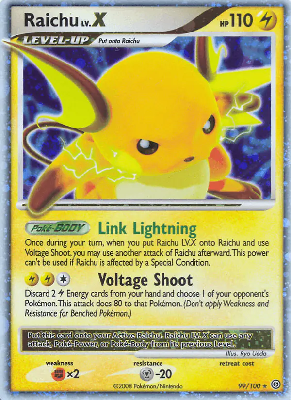 Carta Raichu 99/100 de Stormfront