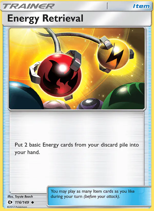 Carta Energy Retrieval 116/149 de Sun & Moon