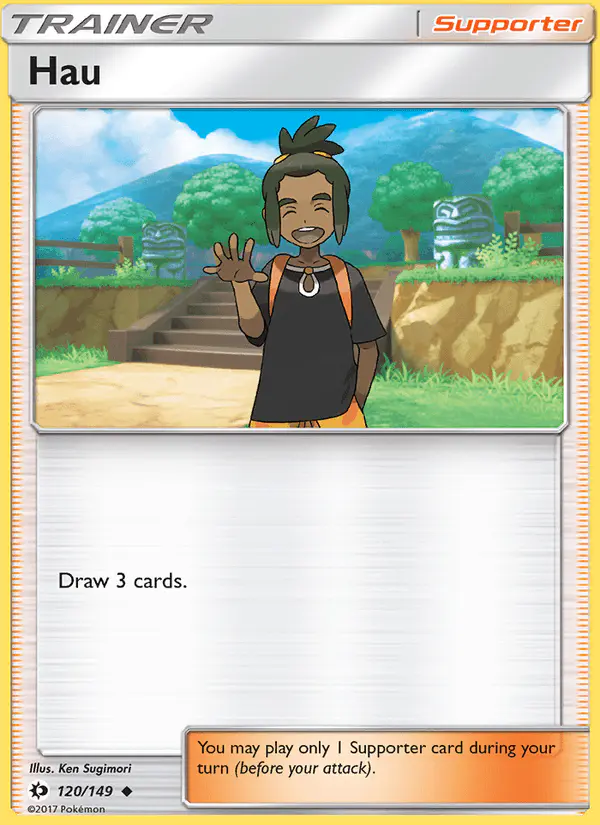 Carta Hau 120/149 de Sun & Moon