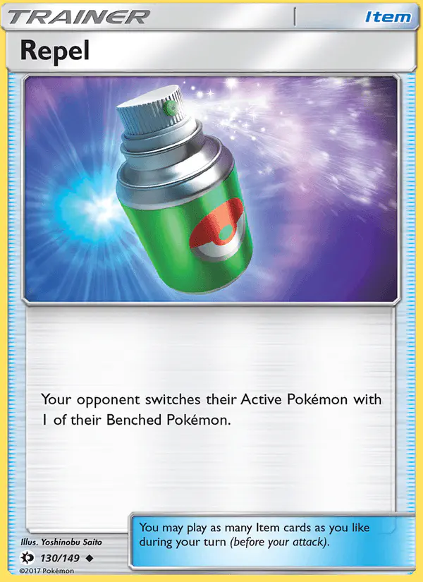Carta Repel 130/149 de Sun & Moon