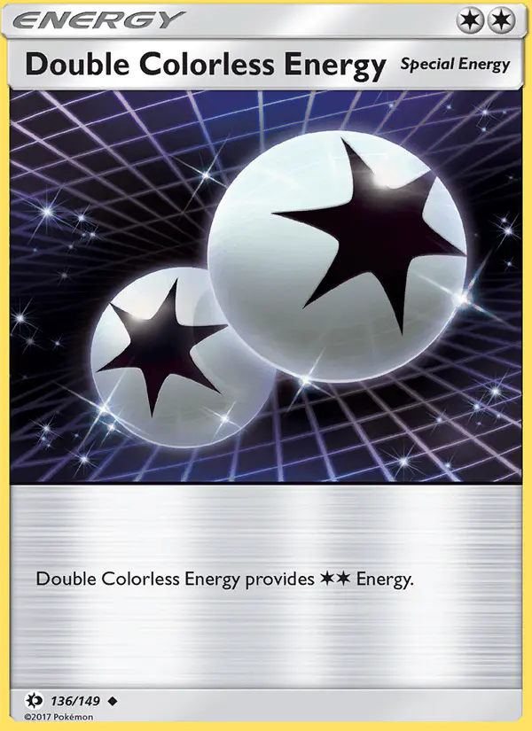 Carta Double Colorless Energy 136/149 de Sun & Moon
