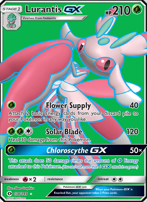 Carta Lurantis GX 138/149 de Sun & Moon