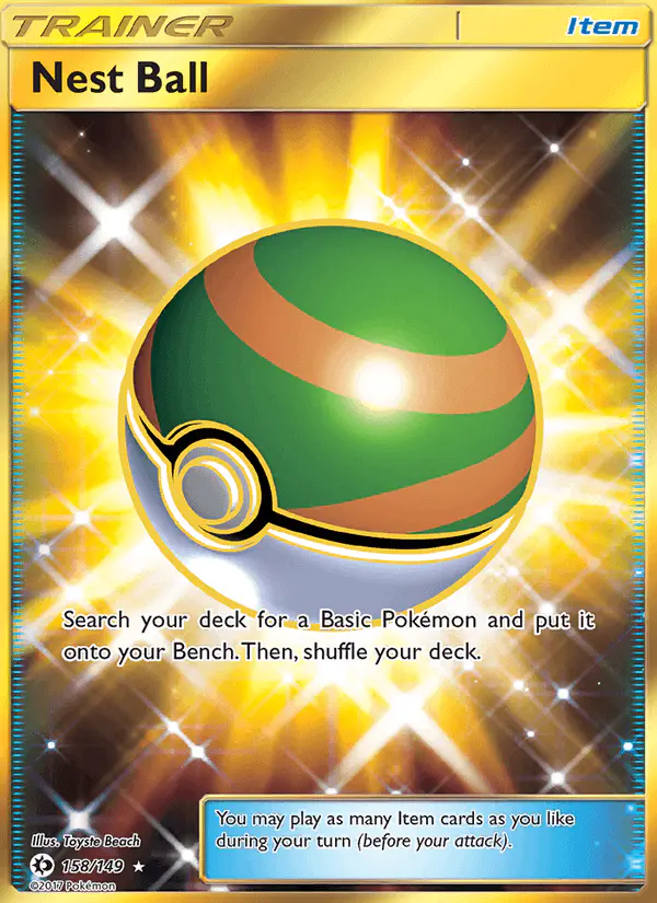 Carta Nest Ball 158/149 de Sun & Moon