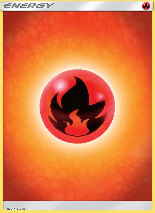 Carta Fire Energy 165/149 de Sun & Moon