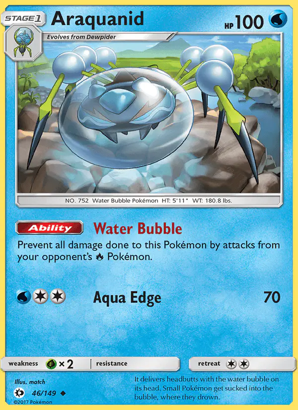Carta Araquanid 46/149 de Sun & Moon