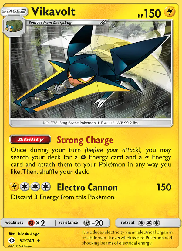 Carta Vikavolt 52/149 de Sun & Moon