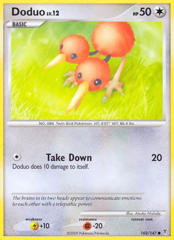 Carta Doduo 102/147 de Supreme Victors