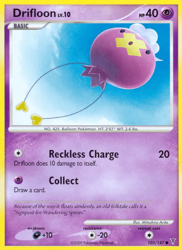 Carta Drifloon 103/147 de Supreme Victors