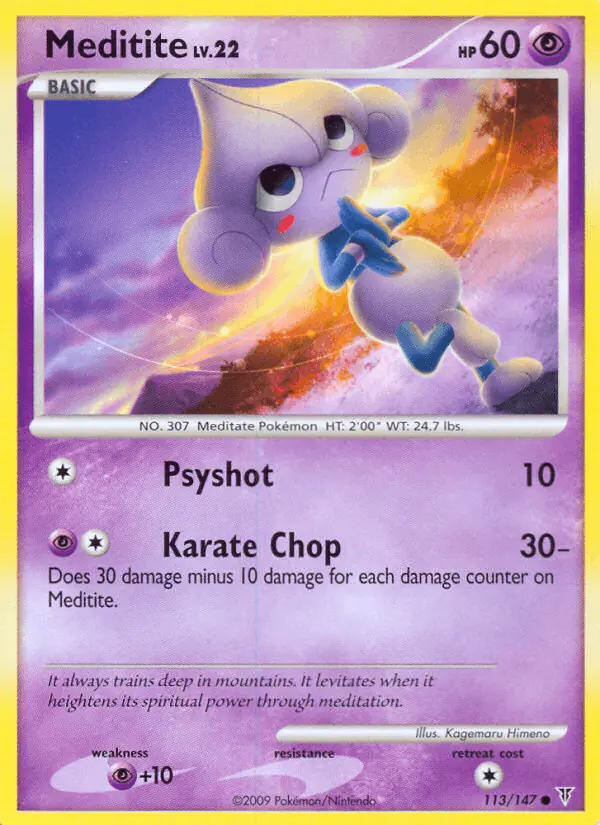 Carta Meditite 113/147 de Supreme Victors