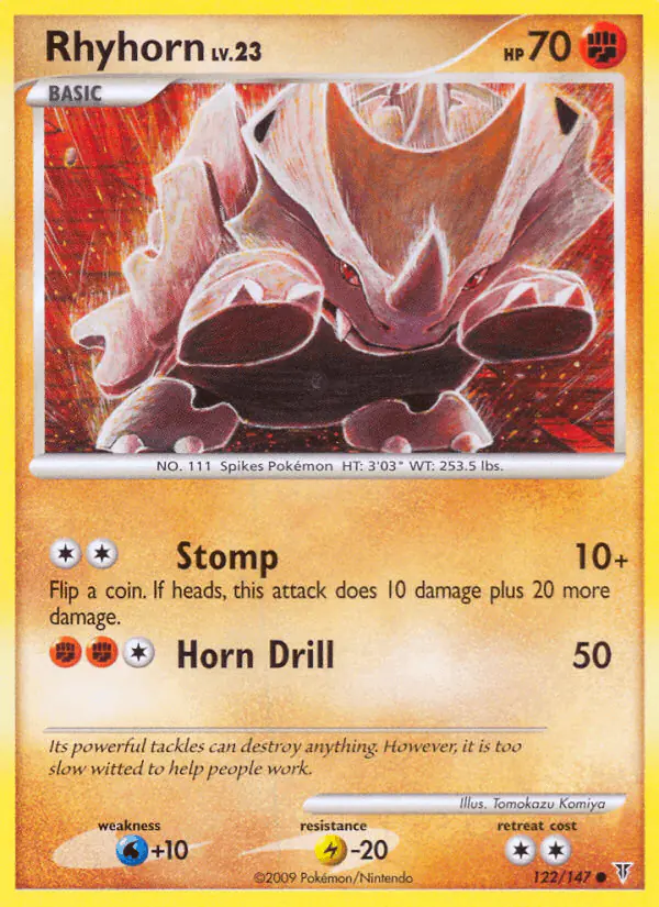 Carta Rhyhorn 122/147 de Supreme Victors