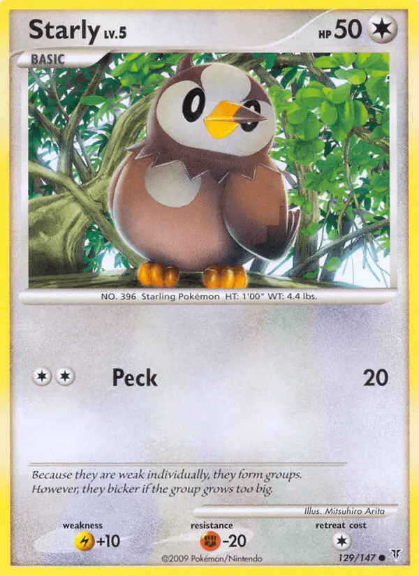 Carta Starly 129/147 de Supreme Victors