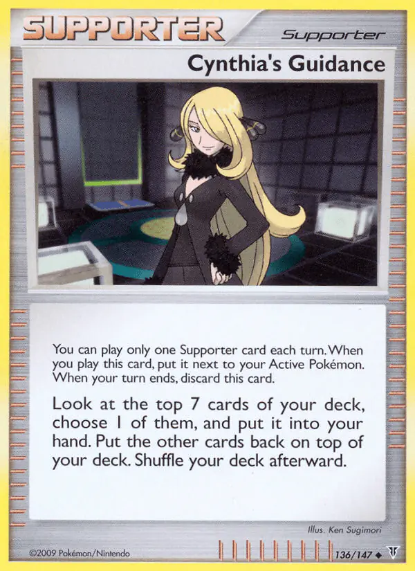 Carta Cynthia's Guidance 136/147 de Supreme Victors