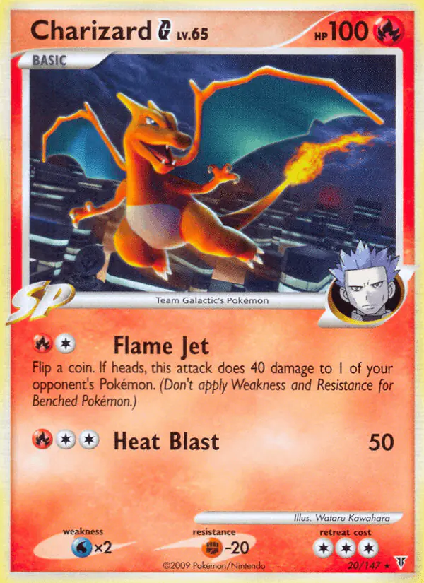 Carta Charizard G 20/147 de Supreme Victors