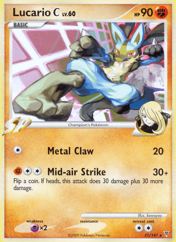 Carta Lucario C 31/147 de Supreme Victors