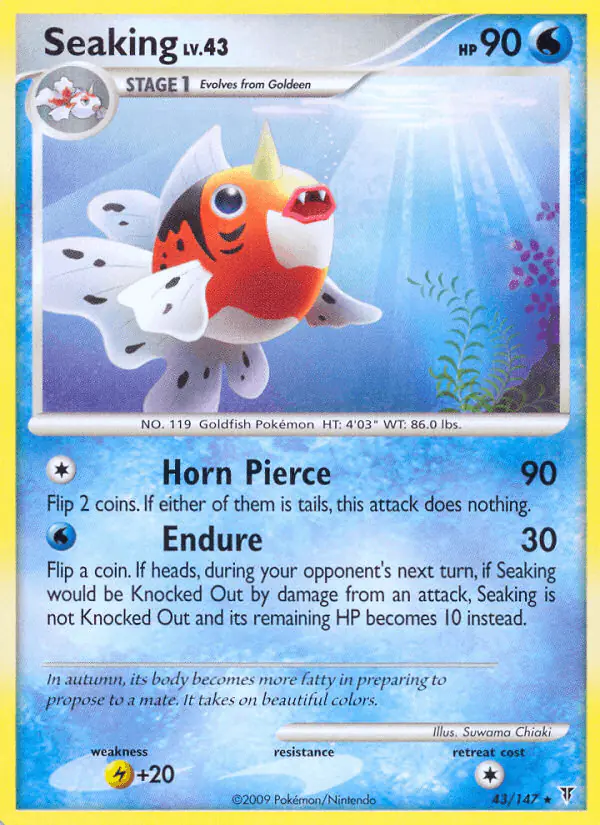 Carta Seaking 43/147 de Supreme Victors