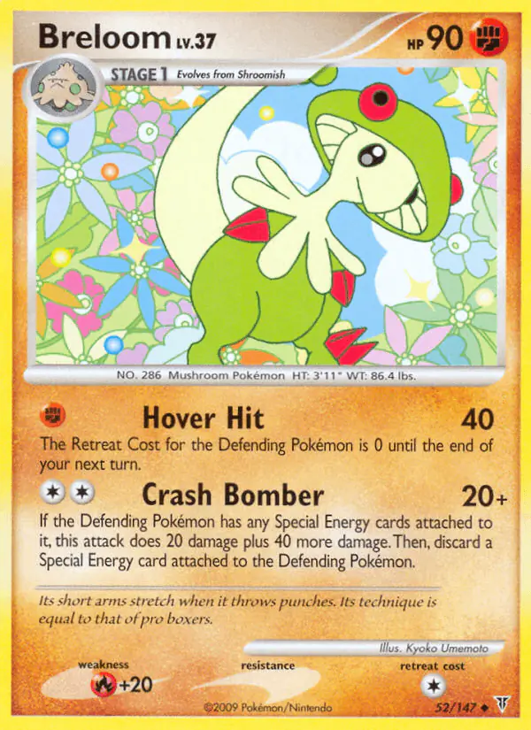 Carta Breloom 52/147 de Supreme Victors