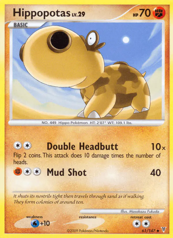 Carta Hippopotas 61/147 de Supreme Victors