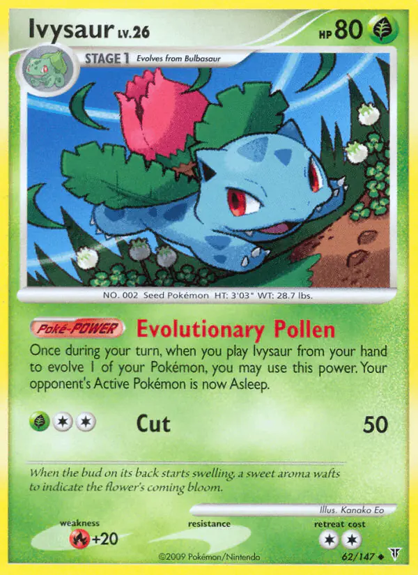 Carta Ivysaur 62/147 de Supreme Victors