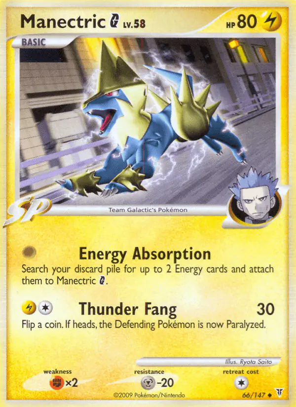 Carta Manectric G 66/147 de Supreme Victors