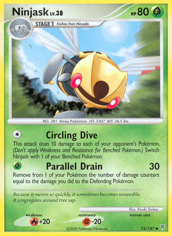 Carta Ninjask 73/147 de Supreme Victors
