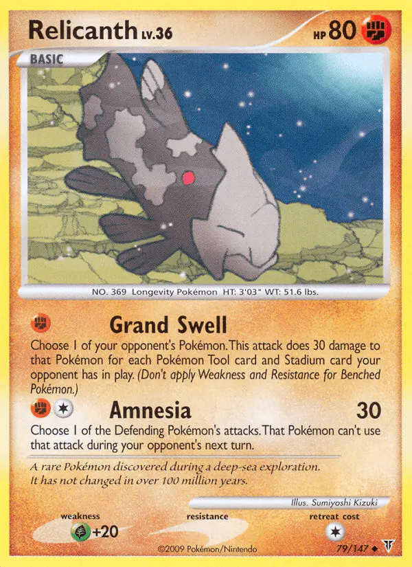 Carta Relicanth 79/147 de Supreme Victors