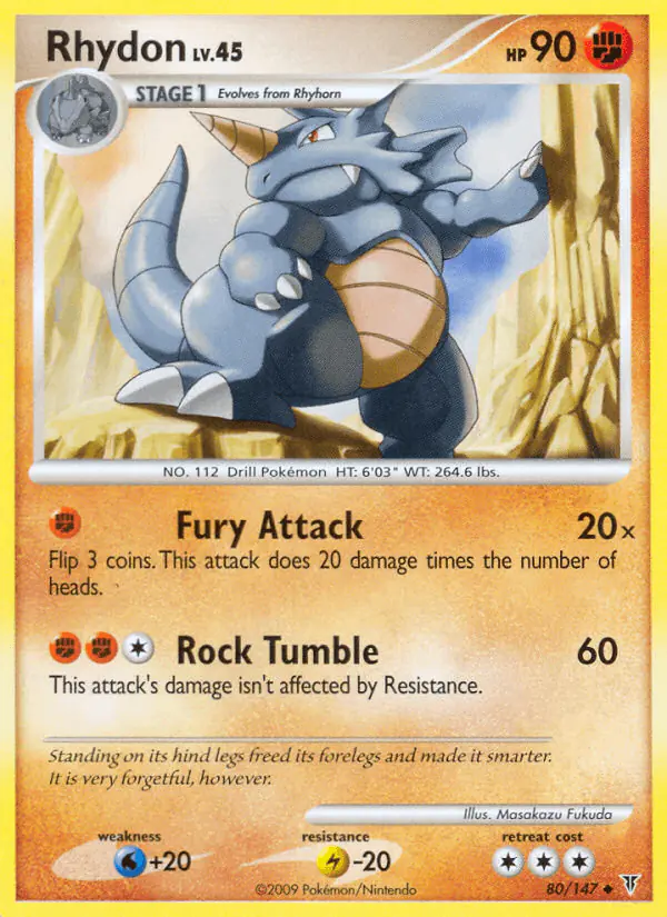 Carta Rhydon 80/147 de Supreme Victors